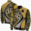 custom ucf knights floral print gold jacket fashion forward jacketwow