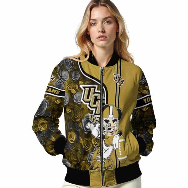custom ucf knights rose mickey gold jacket latest model jacketwow