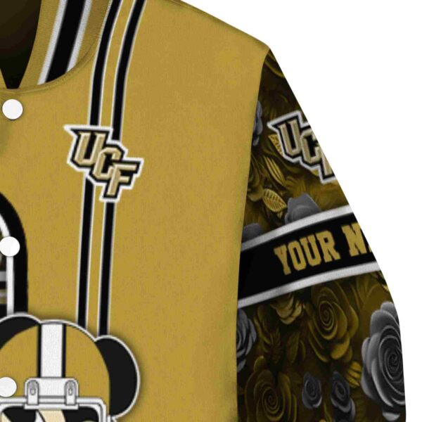 custom ucf knights rose mickey gold jacket premium grade jacketwow