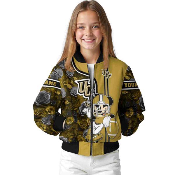 custom ucf knights rose mickey gold jacket top rated jacketwow