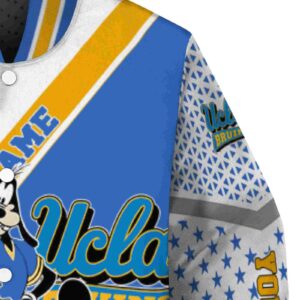custom ucla bruins mickey donald goofy blue white jacket premium grade jacketwow