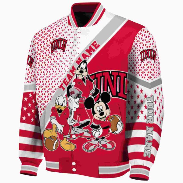custom unlv rebels mickey donald goofy red white jacket best selling jacketwow
