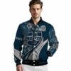 custom utah state aggies floral print navy jacket high quality jacketwow