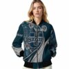custom utah state aggies floral print navy jacket latest model jacketwow