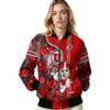 custom utah utes rose mickey red jacket latest model jacketwow