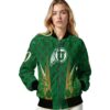 custom utah utes shamrock pattern green jacket latest model jacketwow
