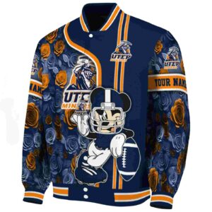 custom utep miners rose mickey blue jacket best selling jacketwow