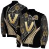 custom vanderbilt commodores floral print black jacket fashion forward jacketwow