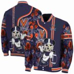 custom virginia cavaliers rose mickey blue jacket best selling jacketwow
