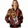 custom washington commanders rose mickey burgundy jacket latest model jacketwow