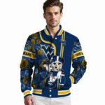 custom west virginia mountaineers rose mickey blue jacket best selling jacketwow