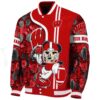 custom wisconsin badgers rose mickey red jacket best selling jacketwow