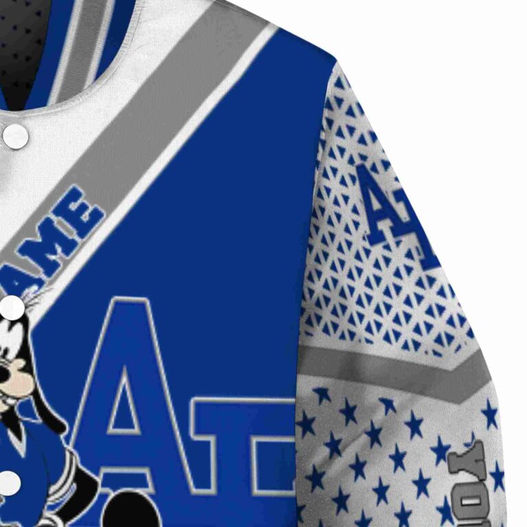 customized air force falcons mickey donald goofy blue white jacket premium grade jacketwow