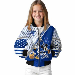 customized air force falcons mickey donald goofy blue white jacket top rated jacketwow