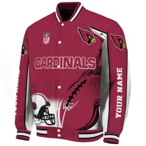 customized arizona cardinals flaming football red white jacket best selling jacketwow