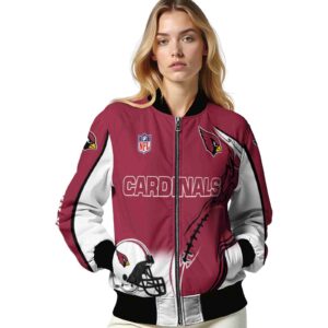 customized arizona cardinals flaming football red white jacket latest model jacketwow