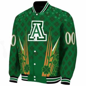 customized arizona wildcats shamrock pattern green jacket best selling jacketwow
