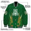 customized arizona wildcats shamrock pattern green jacket new arrival jacketwow