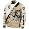 customized army black knights mickey donald goofy gold white jacket best selling jacketwow