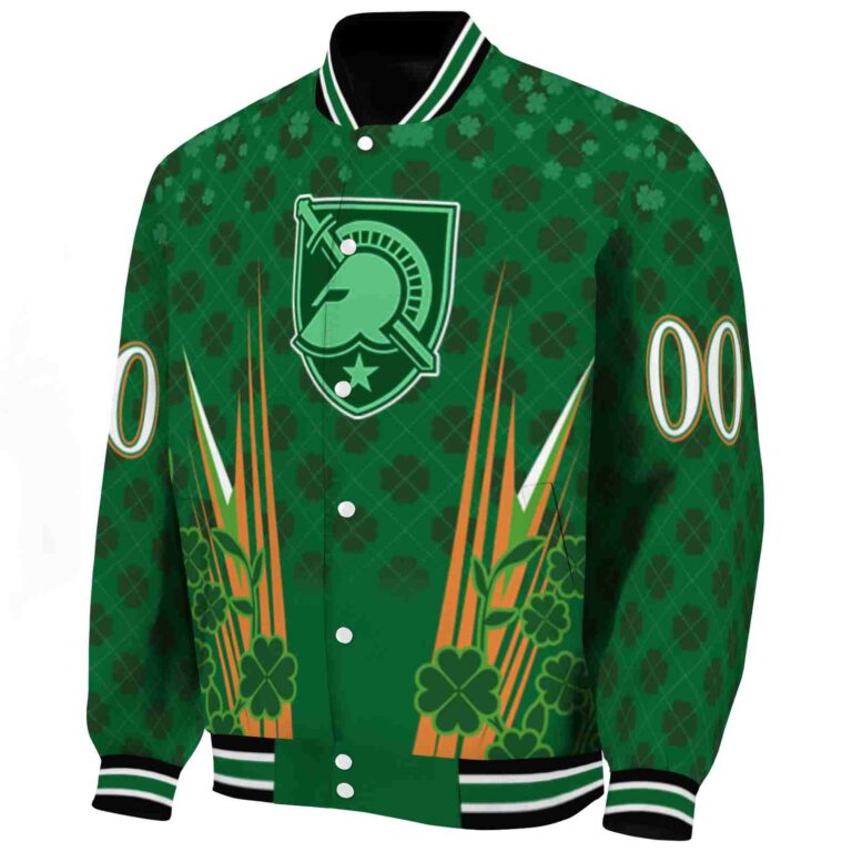 customized army black knights shamrock pattern green jacket best selling jacketwow