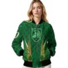 customized army black knights shamrock pattern green jacket latest model jacketwow