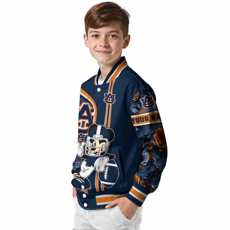 customized auburn tigers rose mickey navy blue jacket trendy jacketwow