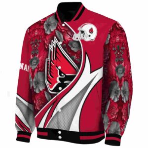 customized ball state cardinals floral print red jacket best selling jacketwow