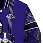 customized baltimore ravens rose mickey purple jacket best selling jacketwow