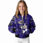 customized baltimore ravens rose mickey purple jacket best selling jacketwow