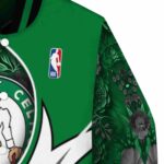 customized boston celtics floral print green jacket best selling jacketwow