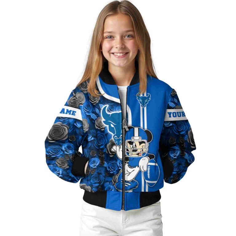 customized buffalo bulls rose mickey royal blue jacket top rated jacketwow