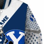 customized byu cougars mickey donald goofy blue white jacket best selling jacketwow