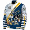 customized california golden bears mickey donald goofy blue white jacket best selling jacketwow