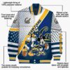 customized california golden bears mickey donald goofy blue white jacket new arrival jacketwow