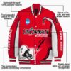 customized cincinnati bearcats flaming football red white jacket new arrival jacketwow