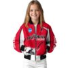 customized cincinnati bearcats flaming football red white jacket top rated jacketwow