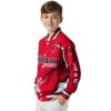 customized cincinnati bearcats flaming football red white jacket trendy jacketwow