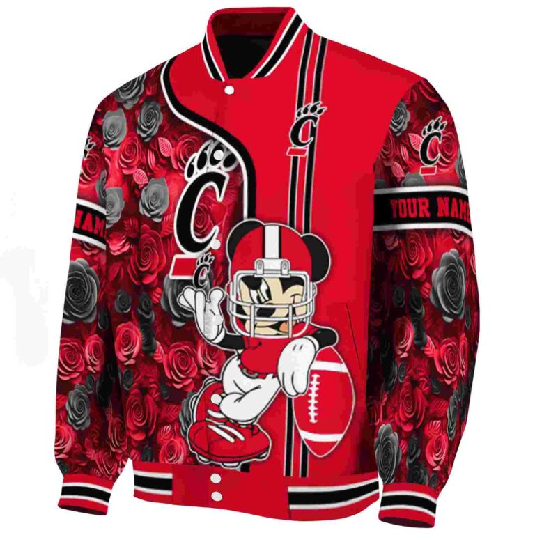 customized cincinnati bearcats rose mickey red jacket best selling jacketwow