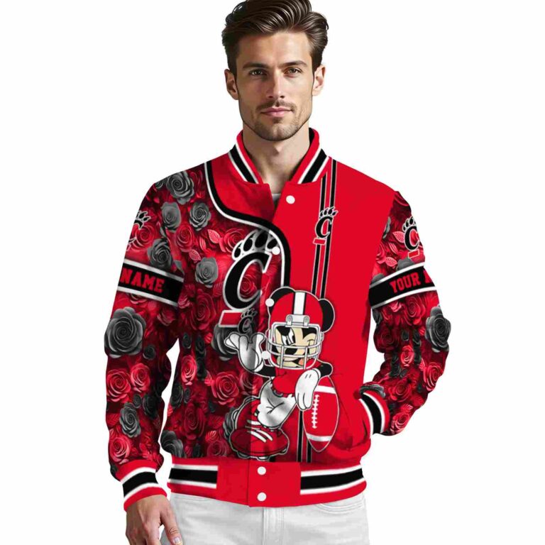 customized cincinnati bearcats rose mickey red jacket high quality jacketwow