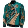 customized coastal carolina chanticleers floral print green jacket best selling jacketwow