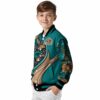 customized coastal carolina chanticleers floral print green jacket trendy jacketwow