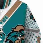 customized coastal carolina chanticleers mickey donald goofy green white jacket best selling jacketwow