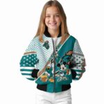 customized coastal carolina chanticleers mickey donald goofy green white jacket best selling jacketwow