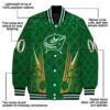 customized columbus blue jackets shamrock pattern green jacket new arrival jacketwow