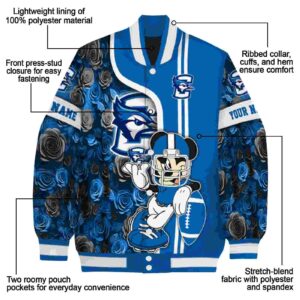 customized creighton bluejays rose mickey blue jacket new arrival jacketwow