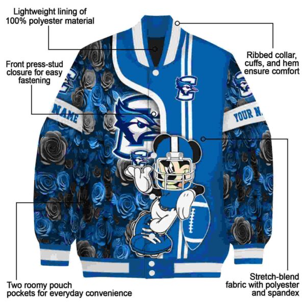 customized creighton bluejays rose mickey blue jacket new arrival jacketwow