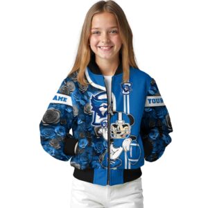 customized creighton bluejays rose mickey blue jacket top rated jacketwow