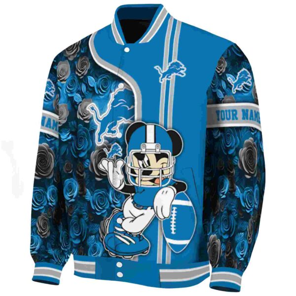 customized detroit lions rose mickey blue jacket best selling jacketwow
