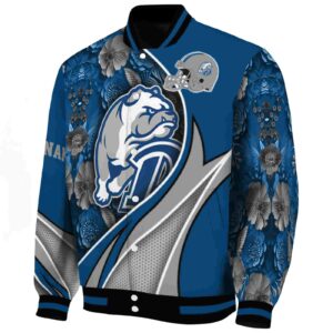 customized drake bulldogs floral print blue jacket best selling jacketwow