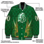 customized drake bulldogs shamrock pattern green jacket best selling jacketwow